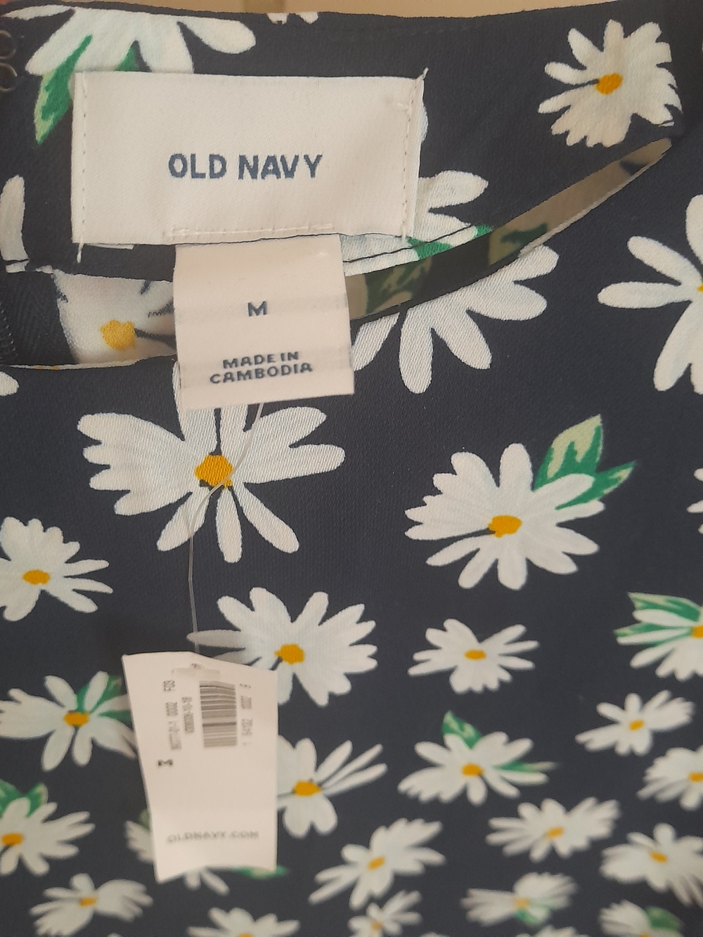Old Navy Navy Daisy Midi Dress - Picture 11 of 11